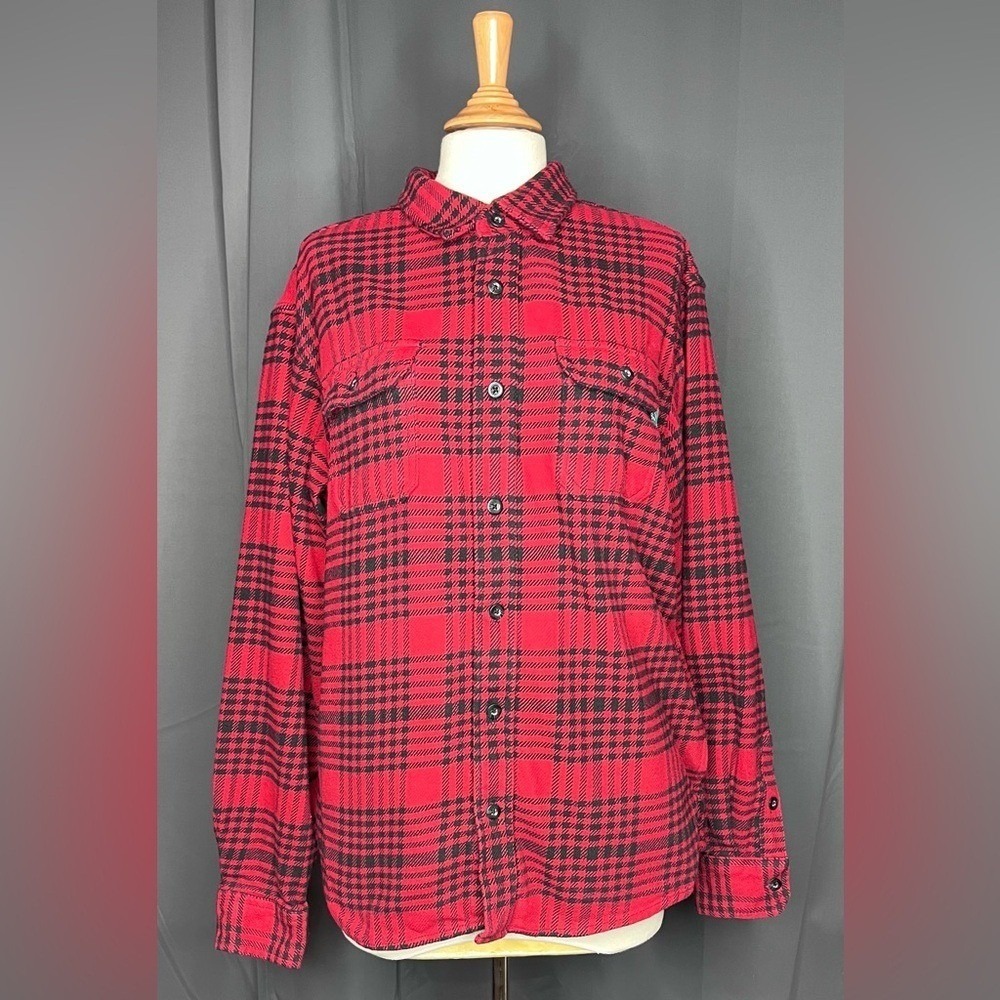 Woolrich Red Plaid 100% Cotton Jacket.